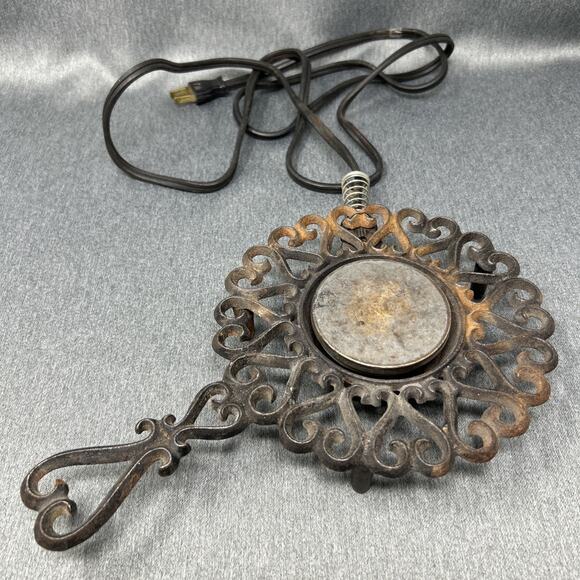 Vintage Presto Cast Iron Electric Trivet Hotplate Tabletop Food Warmer TRV-10 - Picture 8 of 13